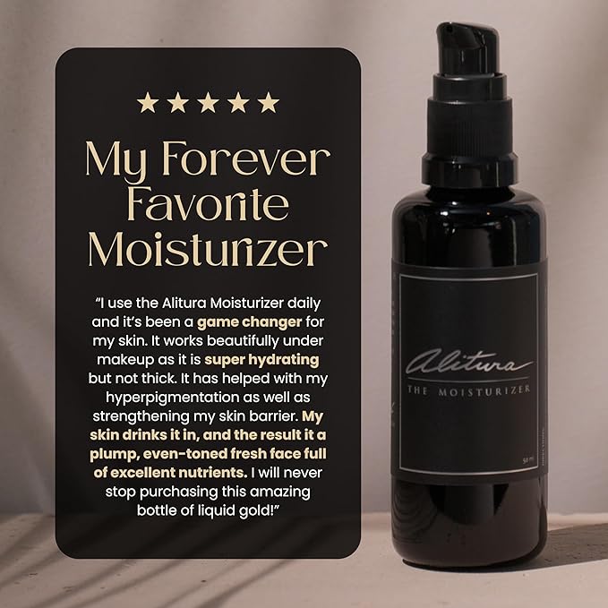 Alitura Naturals Face Moisturizer for Men & Women – 100ml Daily Hydrating Cream with Aloe Vera, Bee Propolis, Sea Buckthorn, & Honey – Anti-Aging, Soothing, Non-GMO, USA Made