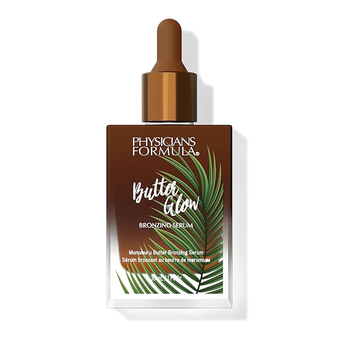 Physicians Formula Butter Glow Bronzing Serum, Innovative & Nourishing Skincare Bronzing Drops for Radiant, Natural Sunkissed Complexion - Sunkissed Glow