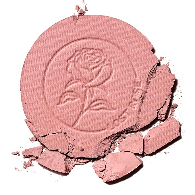 Face Blush, Powder Blush Makeup, Longlasting Highly Pigmented Face makeup, Smooth, Vegan & Cruelty Free, 1 Count, 04 LOST ROSE