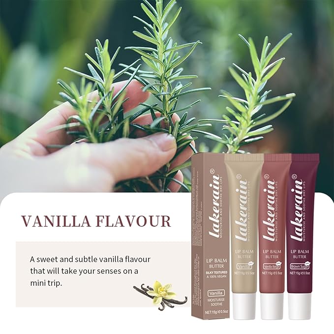 Lip Glowy Balm Butter Lip Balm Plumps Moisturizing Hydrating Lip Mask Repair Moisturizer Lips Care Lip Treatment for Dry Cracked Lip, Glossy Finish, Vegan Tinted Lip Balm Chapstick (#6 Pink Sugar)