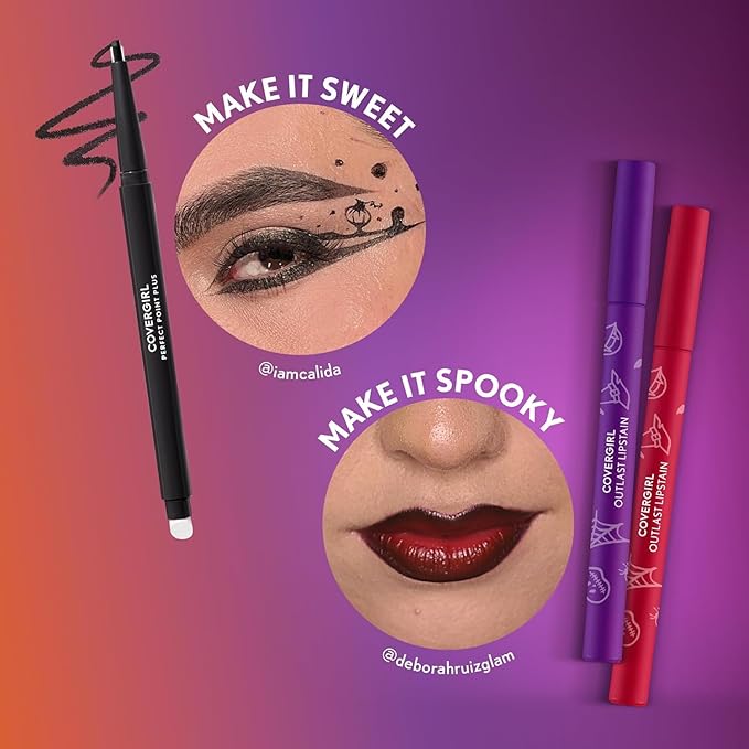 COVERGIRL Outlast Lipstain Halloween Limited Edition 7 PC Bundle