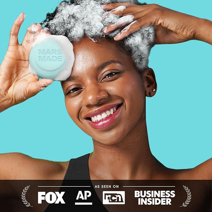 Sea Salt Shampoo Bar 2.0 - Hydrating & Moisturizing Natural Hair Soap for Volume & Scalp Nourishment - Solid Shampoo for All Hair Types (120g, 4.23oz)