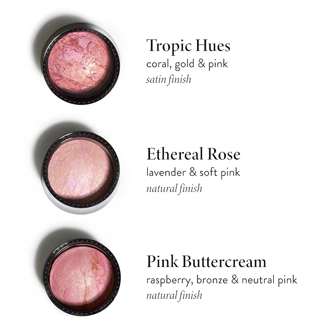 LAURA GELLER NEW YORK Baked Blush-n-Brighten Baked to Go - Ethereal Rose - Travel Size Blush
