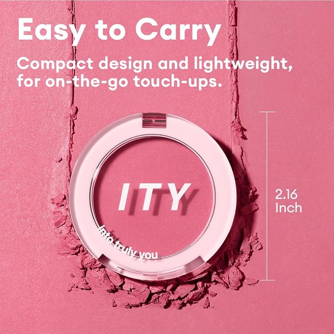 ITY Mood Blush, Blush for Cheeks Makeup,Moisturizing Creamy Blush Dual Funtions, Highly Spreadable, 0.18 oz (5.2g) in Chill Out