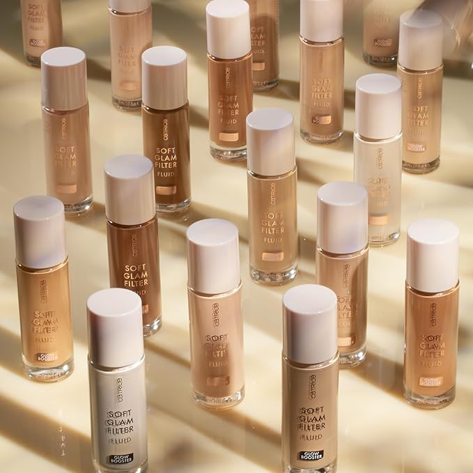 Catrice | Soft Glam Filter Fluid | Luminous Make Up Base & Highlighter for Radiant Complexion | With Vitamin E & Squalene | Vegan & Cruelty Free (40 | Medium Tan)