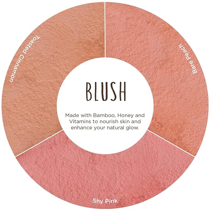 Burt’s Bees 100% Natural Blush with Vitamin E, Bare Peach - 0.19 Ounce