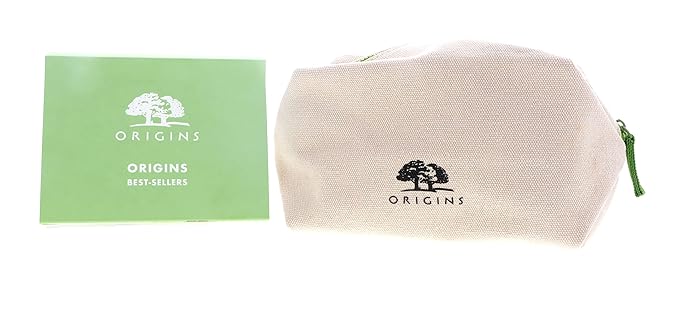 Origins Best Sellers Set for Women - 5 Pc 1oz Checks Face Wash, 3.8oz Lotion, 0.5oz Clear Charcoal Face Mask,1.62oz Serum, 1.69oz Moisturizer