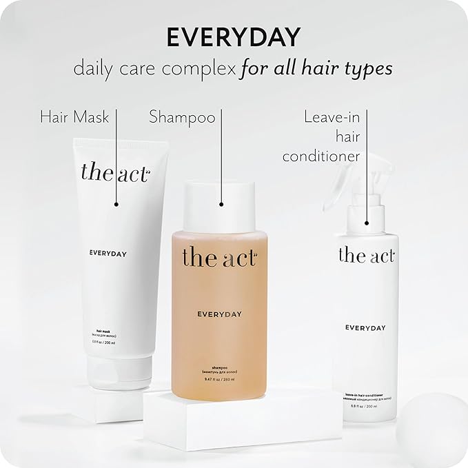 Everyday 2-in-1 Hair Mask Conditioner - Deep Hydration, Repair, Nutrition for All Hair Types - Enriched with Avocado & Coconut Oils 6.8 Fl oz