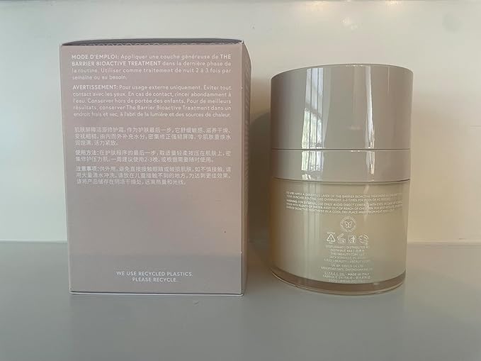 U Beauty BARRIER Bioactive Treatment - Night Cream Moisturizer for Face for Softer & Stronger Skin, Improves Rough, Dull Skin, Overnight Skin Barrier Cream with Urea, & Hyaluronic Acid - 1.7 fl oz