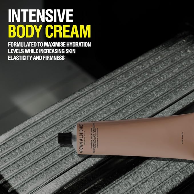 Grown Alchemist Body Cleanser (300ml) + Smoothing Body Exfoliant (170ml) + Intensive Body Cream (120ml) Skincare Set