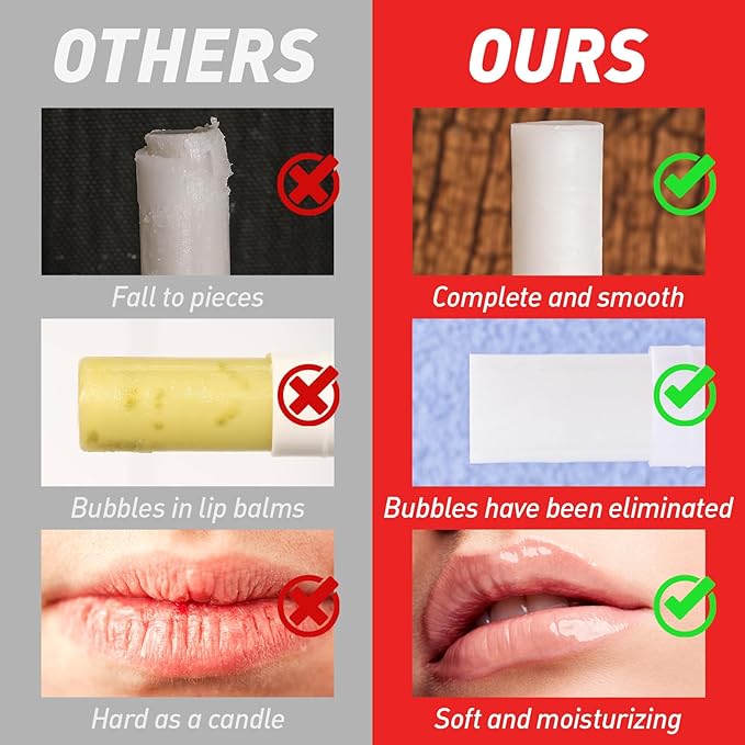 AZEN 60 Pack Lip Balm, Natural Lip Balm Bulk, Lip Care Product, Moisturizing Lip Balm for dry cracked lips - 10 Flavors