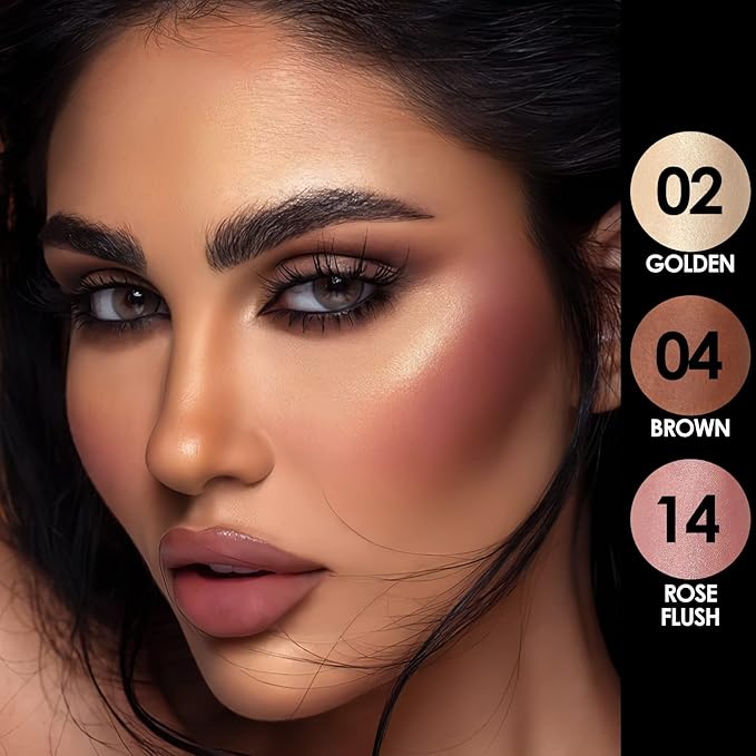 FOCALLURE 3 Pcs Cream Contour Sticks,Shades with Highlighter & Bronzer & Blush,Non-greasy Long-wear Face Contouring Pen,Easy to Sculpt the Face and Create a Lightweight Finishing Makeup,NEUTRAL