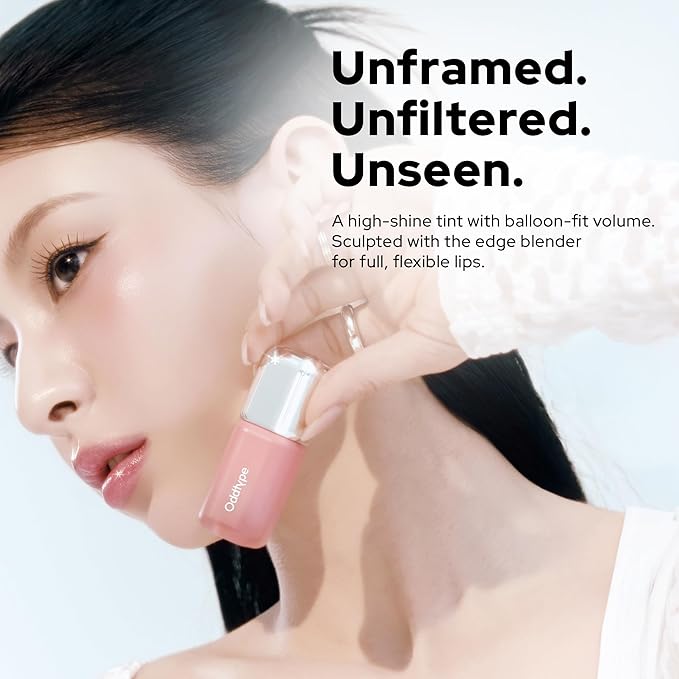 Unseen Ballon Tint, 6 Colors Set for All Skin Types. Buildable Color, Long Lasting Glossy Lip Stains, Lightweight Lip Gloss Make up (RIZZ, 1 Oz)