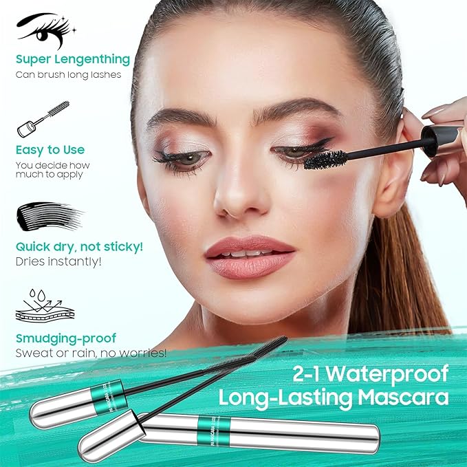 Makeup Sets for Women Girls Air Cushion Eyebrow Pencil Eyeshadow Palette Mascara Lipstick Makeup Bag, Create Sophisticated Makeup for Your Wife & Girlfriend