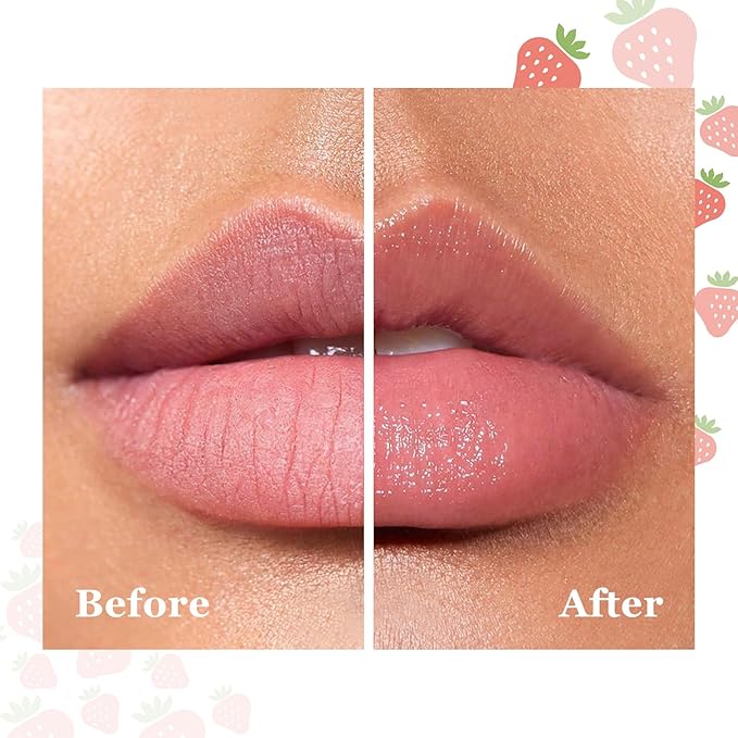 Boobeen Fruit Lip Balm Stick, Lip Repair Stick for Dry Cracked Lips, Moisturizing Lip Care Reduce Fine Lines, Hydrating Lip Balm for Men & Women