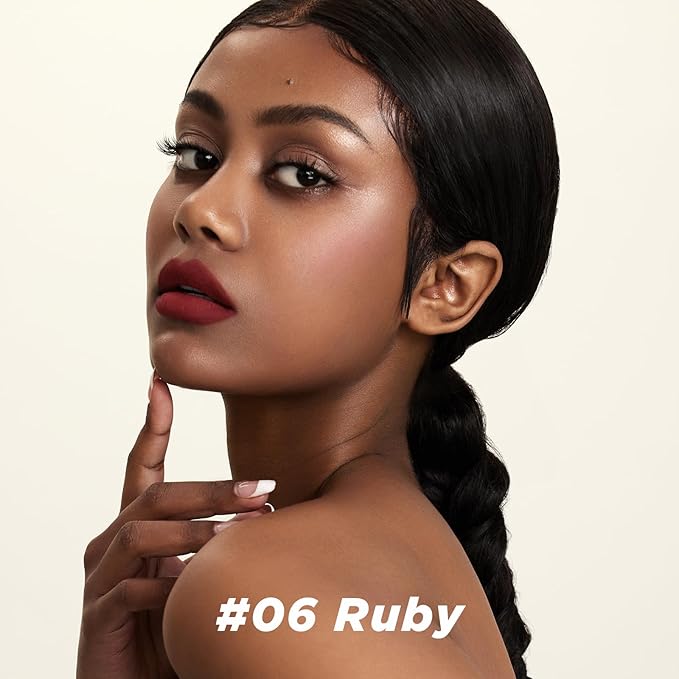 ITY Velvet Matte Finish Lip Stain-Mousse Textured Lip Clay, Conceals Lip Lines, Rich Pigment Lip Tint Lipsticks,2 Pack, 0.14 oz (4g) in Ruby, Radiance