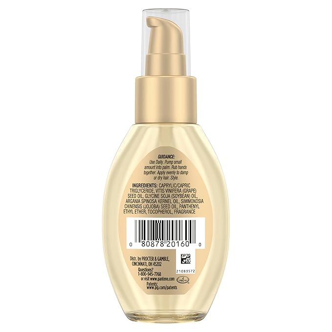 Pantene Miracle Rescue Regenerative Hair Oil - 2.0 FL Oz - Deep Repair Treatment for Dry & Damaged Hair