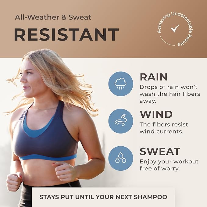 Keratin Hair Fibers for Men & Women - Fill In Fine or Thinning Hair, Instantly Thicker, Fuller Looking Hair (Gray 15g)