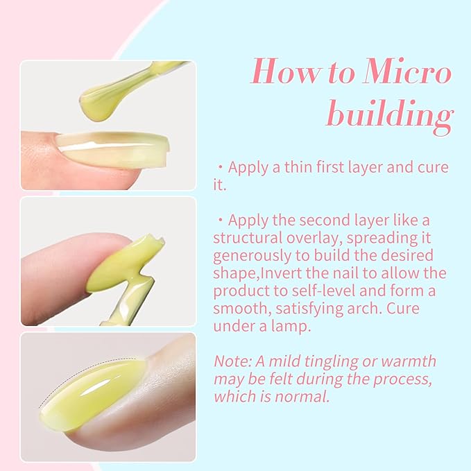 Born Pretty Jelly Pastel Gel Nail Polish 6 Colors Spring Summer Yellow Green Blue Purple Pink Candy Sweet Colors Apex Building Effect Gel Polish Kit Nail Art Gel Manicure Kit DIY at Home Salon Gifts