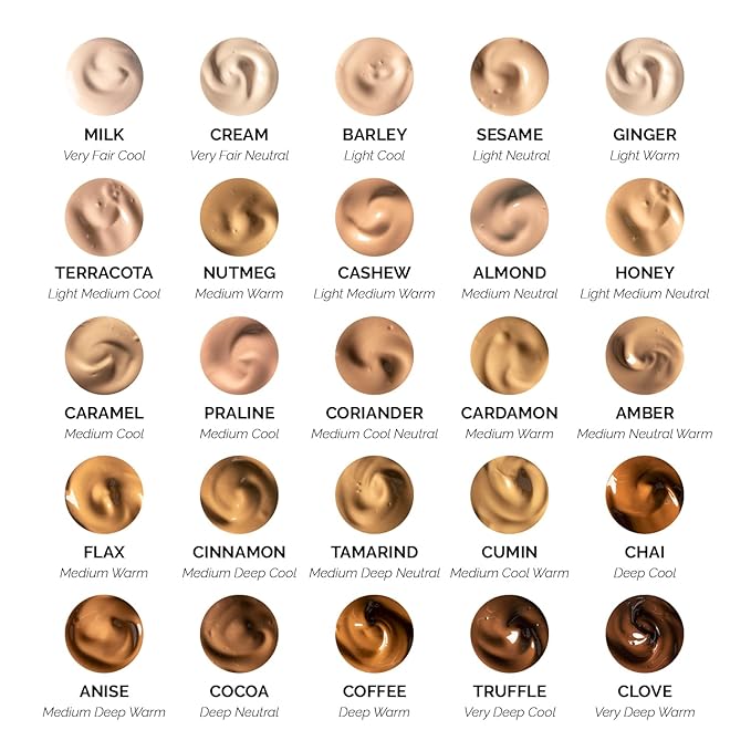 OFIR Skin Satin Medium Coverage Foundation | Vegan | Blue Light Protection | Non-Creasing | 1 FL OZ | (Milk - Very Fair Cool)