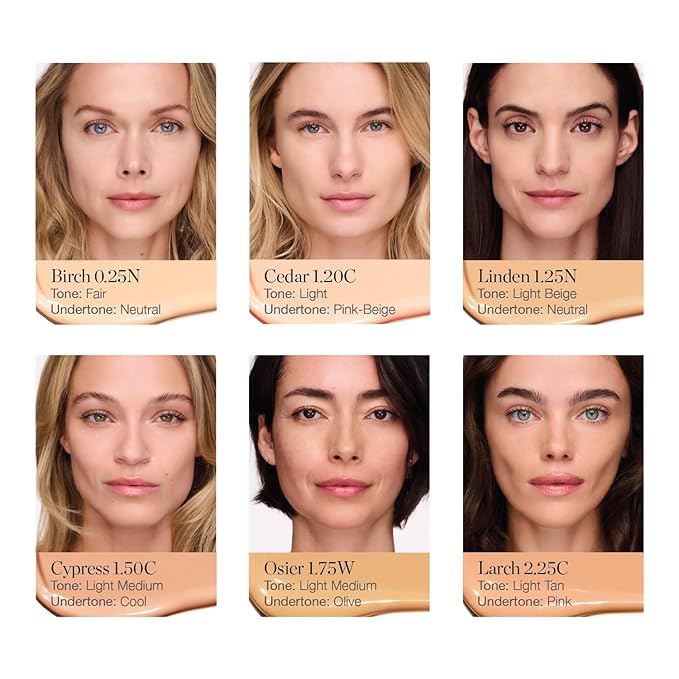 Ogee Complexion Perfecting Under Eye Concealer - Certified Organic Full Coverage Concealer - Buildable Coverage - CYPRESS 1.50C - Light Medium (Cool Undertones)