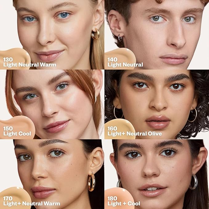 Kosas Revealer Skin-Improving Foundation with SPF 25 Protection - Hydrate, Brighten, Soothe, Plump, Protect Skin - Smoothing Texture, Natural Finish and Clean Formula - Light Cool 150