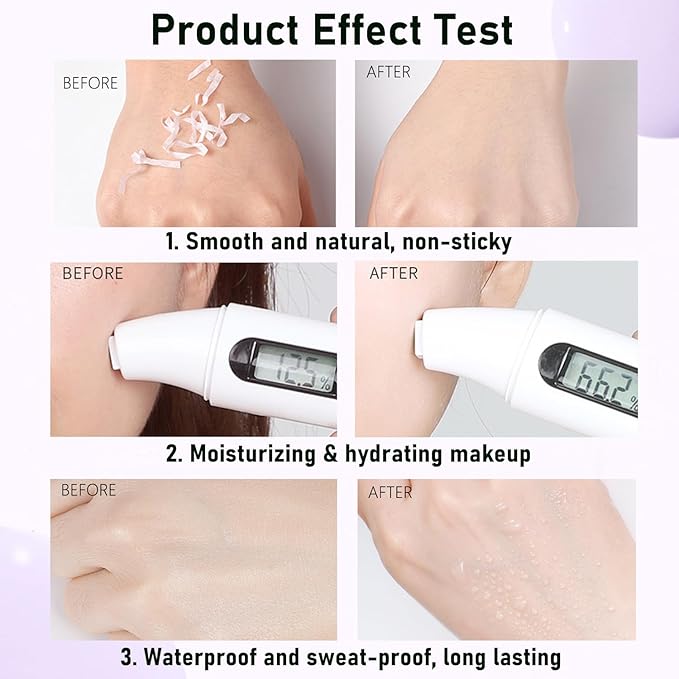 Primer Face Makeup Base, 3 In 1 Isolation Cream Color Corrector, Makeup Primer Skin Tone Correcting and Brightening Primer, Oil Control Moisturizing Face Primer to Hide Wrinkles and Fine Lines