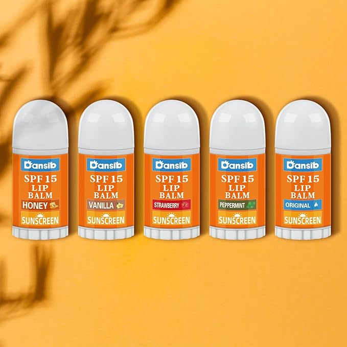 25 Pcs Mini Sunscreen Lip Balms Bulk SPF 15 Lip Balm Sticks Lip Balm Favors with Sunscreen Employee Staff Appreciation Gifts Bulk Team Coworkers Christmas Gifts for Outdoor Travel Beach