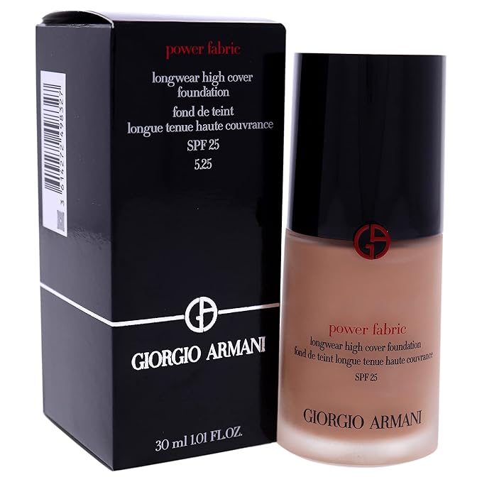 Power Fabric Longwear High Cover Foundation SPF 25-5.25 by Giorgio Armani for Women - 1 oz Foundation