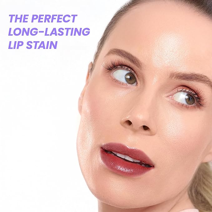 Wonderskin Wonder Blading All Day Lip Stain Peel Off Masque - Long Lasting, Waterproof and Transfer Proof Nude Lip Tint, Matte Finish Peel Off Makeup (Lovely Masque)