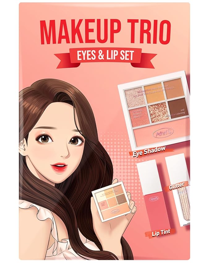 AMTS Radiant Glow with True Beauty Makeup Edition - Complete Set, Skin-friendly, All-Day Wear, Inclusive Shades, Premium Quality.