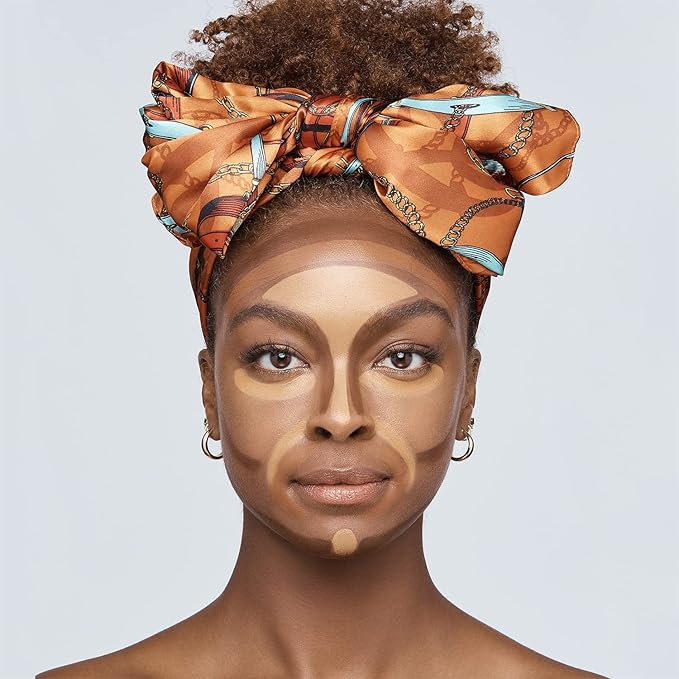 Ruby Kisses HD Concealer & Foundation Flawless Full Cover Brush Face Makeup (Natural)