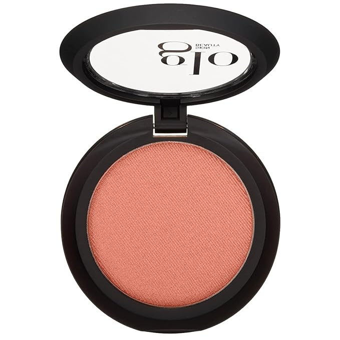 Glo Skin Beauty Blush (Sandalwood) - Pressed Powder Blush for Cheeks, High Pigment Mineral Face Makeup Creates a Natural, Healthy Glow