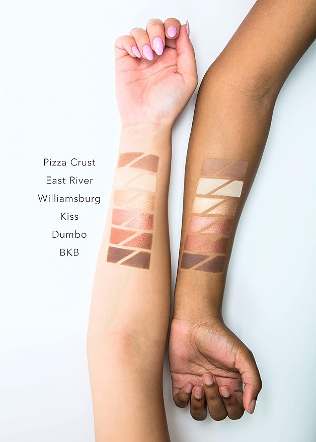 M2U NYC Eyeshadow Palette, Eye Shadow, Makeup Palette, Eye Shadow Palette Makeup, Makeup Palettes, 6 Tones/Shades, Multiple Colors from Nude to Bold (Nude/Neutrals)