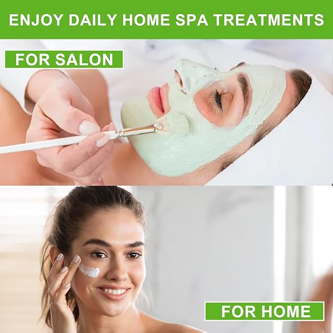TJE Green Tea Clay Mask, Green Tea Cleanse Face Mask, Deep Pore Cleansing Mask, Moisturizing & Purifying, Remove Blackheads & Acne for All Skin Types
