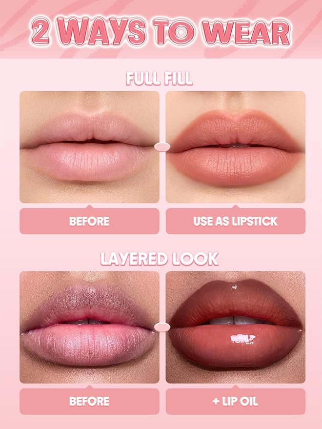SHEGLAM Cloudline Blur Lip Liner Long Lasting,Vegan & Cruelty-Free Lip Stain-Mocha Fog