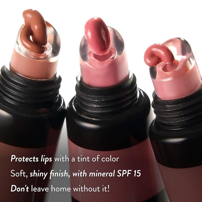 LAURA GELLER NEW YORK Shine-n-Shield Lip Balm SPF 15, Sunset Sands - Nourishes, Hydrates & Protects Lips