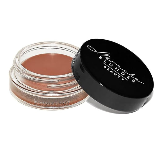Monika Blunder Beauty - Blunder Cover Foundation Concealer - Shade: 8 - Acht - Deep/Dark with Red Undertones - Clean Beauty, All-In-One, Cruelty-Free, Vegan - 0.62 oz