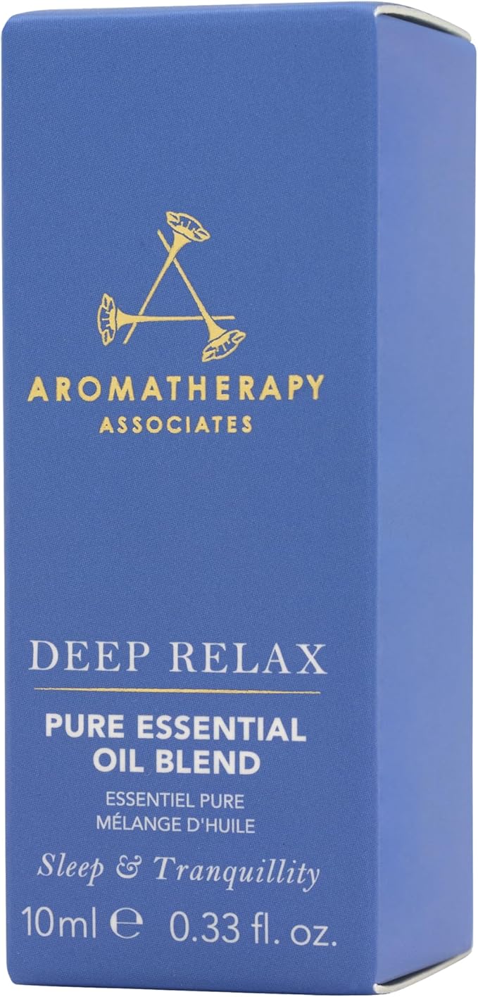 Aromatherapy Associates Deep Relax Pure Essential Oil Blend. Premium Undiluted Blend. Hand-Crafted with Vetivert, Chamomile and Sandalwood (0.33 fl oz)