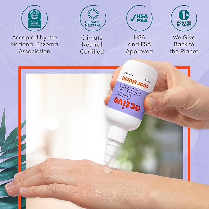 Active Skin Repair Scar Shield Hydrogel