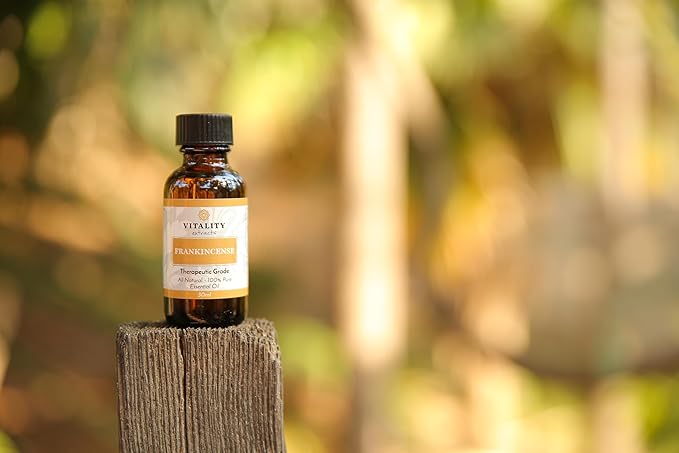 Vitality Extracts Frankincense Essential Oil - 30ml, Boswellia Serrata, Aromatherapy, Skin Care, Natural Calm, Stress Relief, Yoga, Comfort