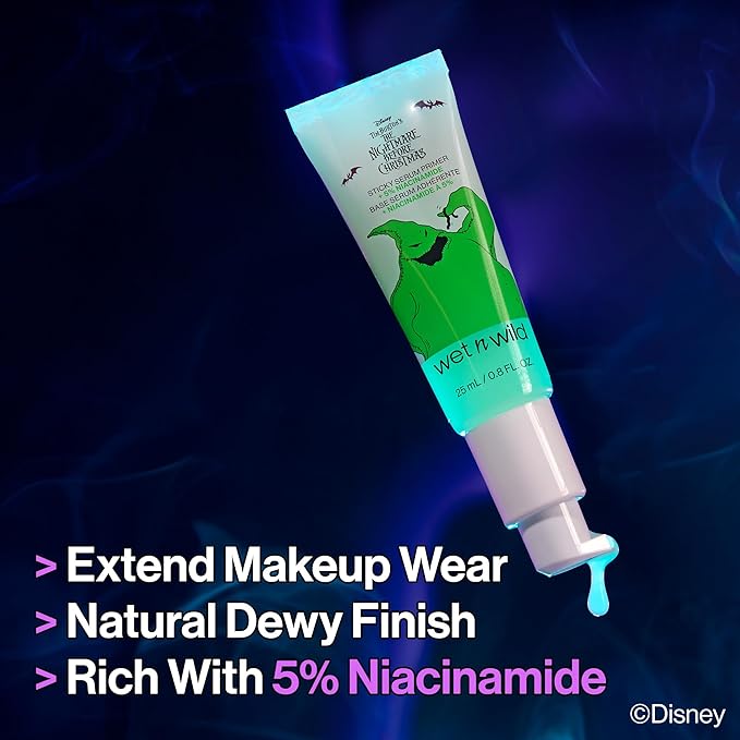 wet n wild Disney Nightmare Before Christmas Limited Edition PR Box - Coffin-Shaped Collector's Set with Eye, Face & Body Makeup, Color-Changing Lip Oils, Tubing Mascara & More - Cruelty-Free