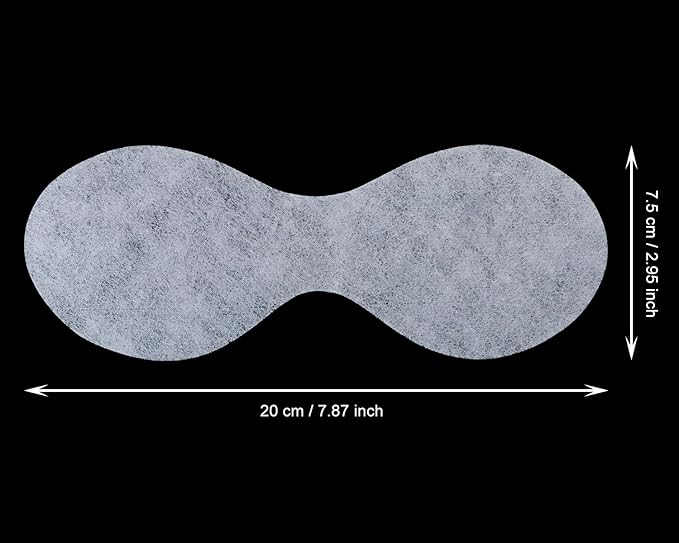 PENTA ANGEL Disposable Eye Mask Paper 50 Sheets Non Woven Eye Care Patches Cotton Spa Eye Pads Covers for Facial Skincare (50)