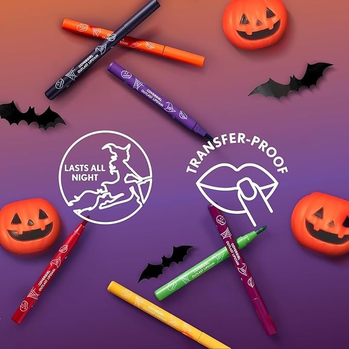 COVERGIRL Outlast Lipstain Halloween Limited Edition 7 PC Bundle