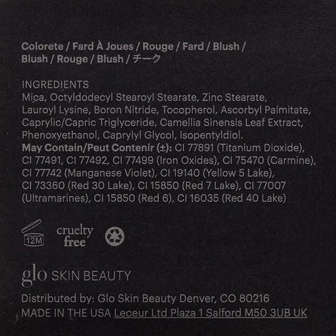 Glo Skin Beauty Blush (Sweet) - Pressed Powder Blush for Cheeks, High Pigment Mineral Face Makeup Creates a Natural, Healthy Glow