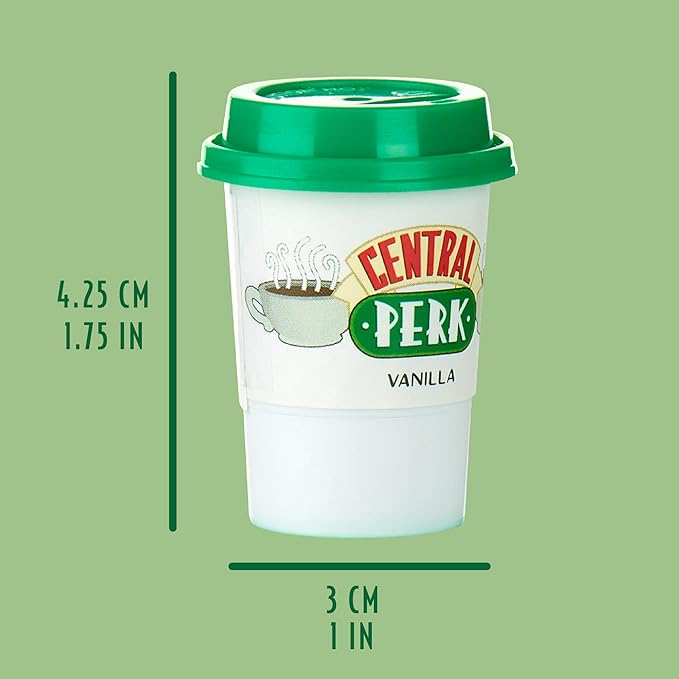 Central Perk Lip Balm - Set of 3 Flavored Chapsticks - Officially Licensed Friends TV Show Merchandise