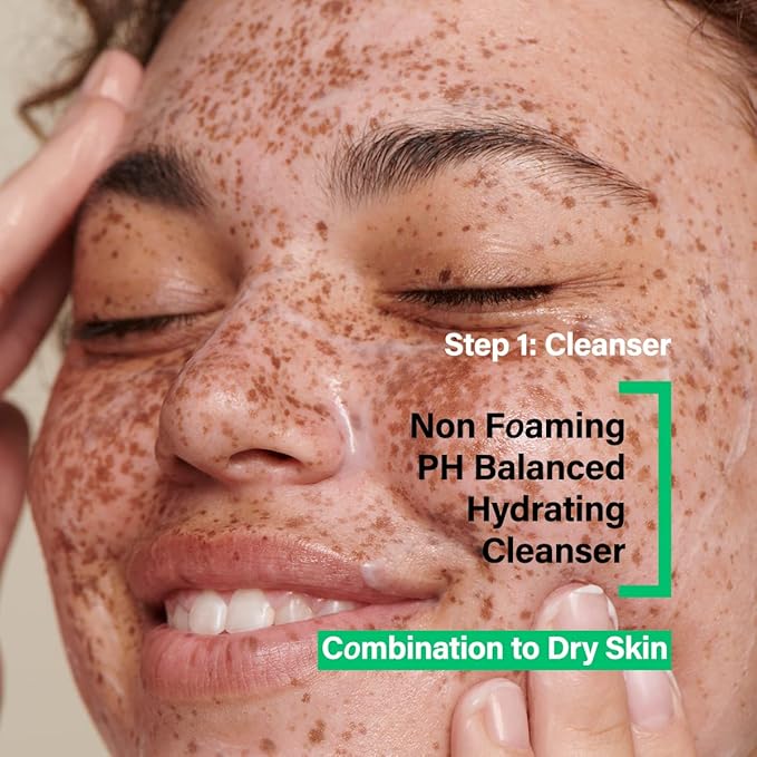 Coats Skinsentials Bundle – Cleanser 5 oz, Toner 4.2 oz & Moisturizer 2.5 oz – 3-Step Regimen Prevents Breakouts and Protects Skin Barrier with Ceramides, For Women and Men