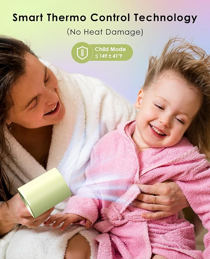 Hair Dryer with Diffuser for Curly Hair, Negative Ionic Hairdryer, High-Speed Blow Dryer with 110, 000 RPM Brushless Motor, Fast Drying Lightweight Travel Hairdryer, Low Noise Quiet Hair Dryers
