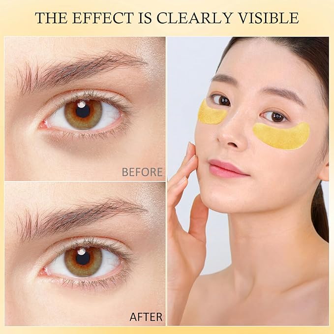 Under Eye Patches for Puffy Eyes and Dark Circles,Collagen Under Eye Mask Skin Care Products,Snail Mucin Eye Patches,Wrinkle Patches