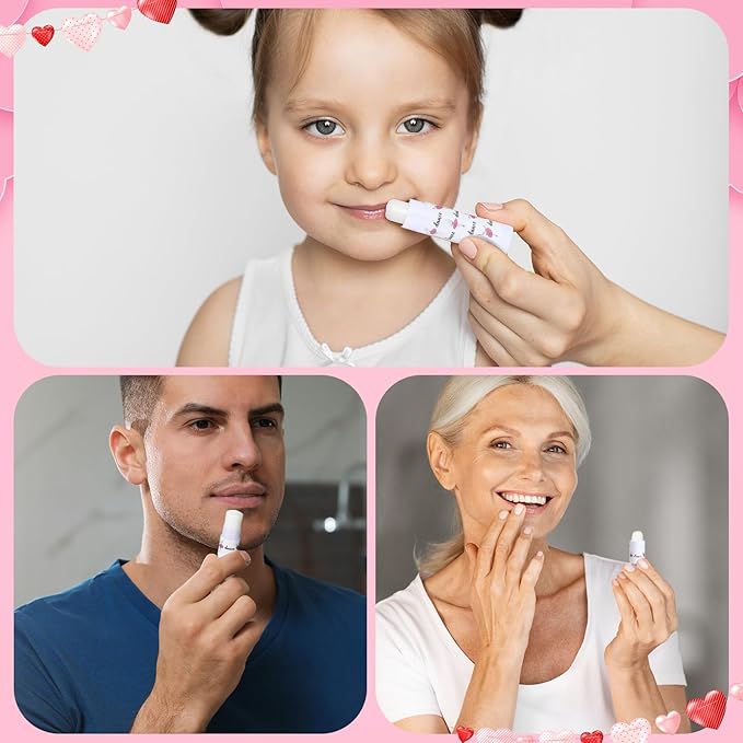 24 Pack Dance Theme Ballet Lip Balms Bulk Moisturizing Lip Balms Back To School Gift Ballet Gifts Lip Balm Christmas Thanksgiving Day Dance Party Thanks Gift for Dancer Girl Woman